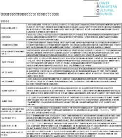 2019 CREATIVE ENGAGEMENT GRANTEES - DANCE - Lower Manhattan ...