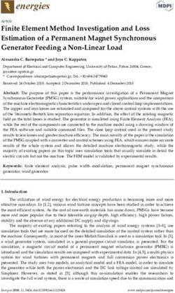 Finite Element Method Investigation and Loss Estimation of a Permanent Magnet Synchronous Generator Feeding a Non-Linear Load - MDPI