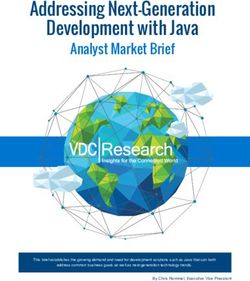 Addressing Next-Generation Development with Java - Oracle