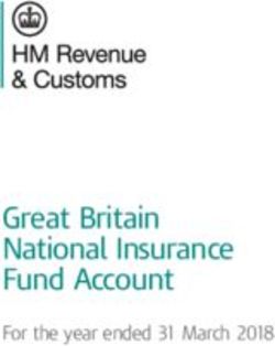 Great Britain National Insurance Fund Account - For the year ended 31 March 2018 - 2017 to 2018