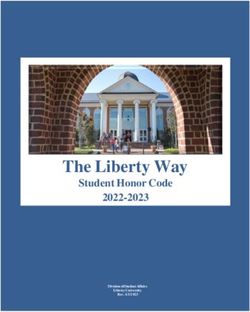 The Liberty Way Student Honor Code 2022-2023
