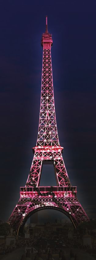 Eiffel Tower dressed in Japanese Lights - by Motoko Ishii & Akari-Lisa ...