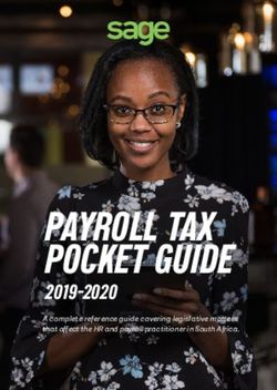 PAYROLL TAX POCKET GUIDE 2019-2020 - Sage Tax Year End 2019