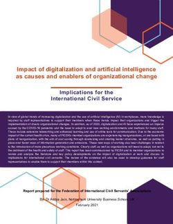 Impact of digitalization and artificial intelligence as causes and enablers of organizational change