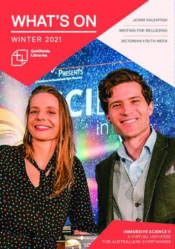 WHAT'S ON WINTER 2021 - IMMERSIVE SCIENCE V A VIRTUAL UNIVERSE FOR AUSTRALIANS EVERYWHERE - Goldfields Library