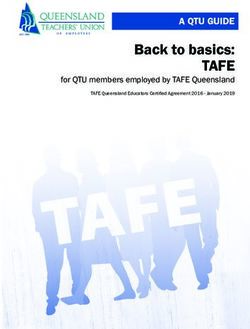 Back to basics: TAFE for QTU members employed by TAFE Queensland TAFE Queensland Educators Certified Agreement 2016 - January 2019 - Queensland ...