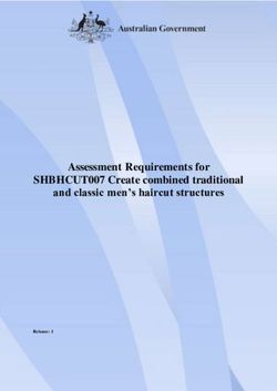 Assessment Requirements for SHBHCUT007 Create combined traditional and classic men's haircut structures