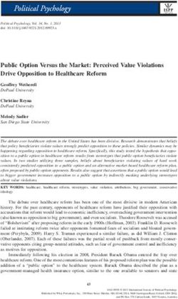 Public Option Versus the Market: Perceived Value Violations