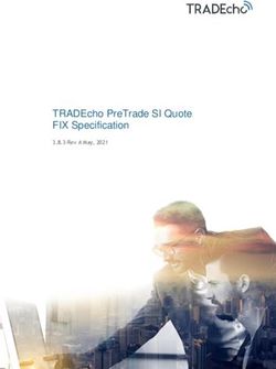 TRADEcho PreTrade SI Quote FIX Specification