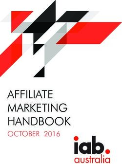 AFFILIATE MARKETING HANDBOOK - OCTOBER 2016 - IAB
