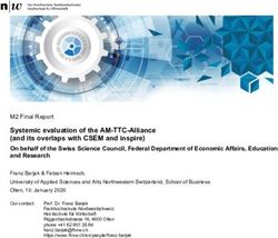 Systemic evaluation of the AM-TTC-Alliance (and its overlaps with CSEM and inspire) - Schweizerischer ...