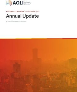 Annual Update AIR QUALITY LIFE INDEX | SEPTEMBER 2021 - By Ken Lee and Michael Greenstone - The University of Chicago