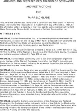 AMENDED AND RESTATED DECLARATION OF COVENANTS AND RESTRICTIONS FOR FAIRFIELD GLADE