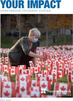 YOUR IMPACT SUNNYBROOK VETERANS CENTRE