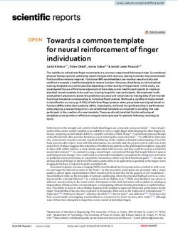 Towards a common template for neural reinforcement of finger individuation