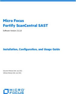Micro Focus Fortify ScanCentral SAST - Installation, Configuration, and Usage Guide