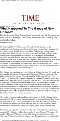What Happened To The Gangs of New Orleans?