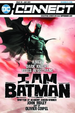 A New Dark Knight rises in Gotham! - JOHN RIDLEY Olivier Coipel - DCCOMICS.COM - DC Comics