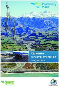 Kaikoura Zone Implementation Programme - Environment Canterbury