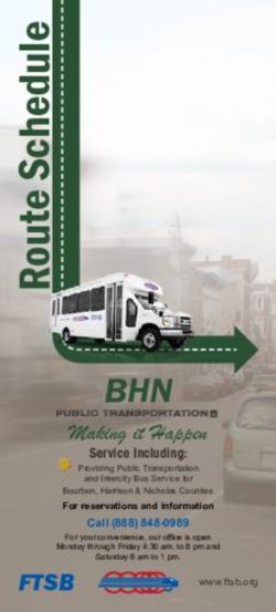BHN Making it Happen - Federated Transportation Services