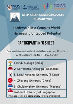 Participant INFO SHEET - Leadership In A Complex World: Harnessing Untapped Potential - STEP Asian ...