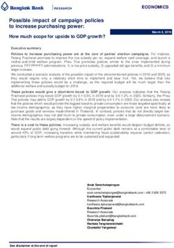 Possible impact of campaign policies to increase purchasing power