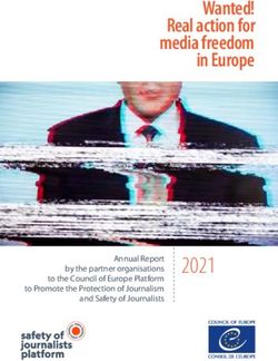 2021 Wanted! Real action for media freedom in Europe - Coe