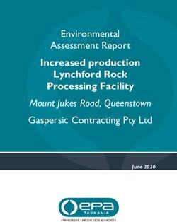 Increased production Lynchford Rock Processing Facility