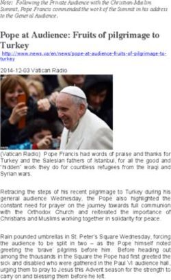 Pope at Audience: Fruits of pilgrimage to Turkey