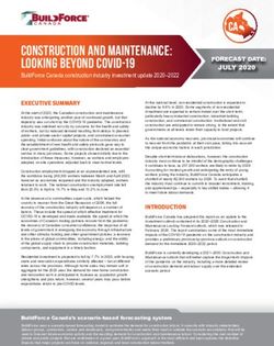CONSTRUCTION AND MAINTENANCE: LOOKING BEYOND COVID-19