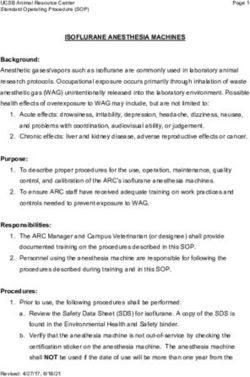 ISOFLURANE ANESTHESIA MACHINES