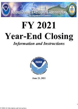 FY 2021 Year-End Closing - Information and Instructions - NOAA