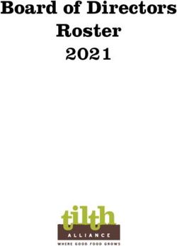 Board of Directors Roster 2021 - Tilth Alliance