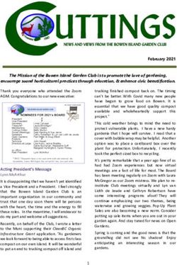 February 2021 - Bowen Island Garden Club