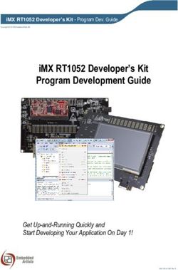 IMX RT1052 Developer's Kit Program Development Guide - Get Up-and-Running Quickly and Start Developing Your Application On Day 1! - Embedded Artists