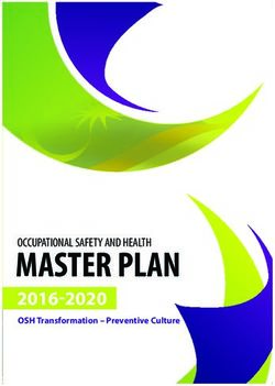 MASTER PLAN 2016 2020 - OCCUPATIONAL SAFETY AND HEALTH - Dosh