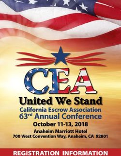 REGISTRATION INFORMATION - California Escrow Association