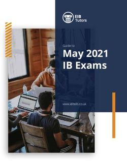 May 2021 IB Exams Guide to - www.eliteib.co.uk - Elite IB Tutors