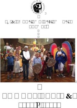 ANNUAL REVIEW 2017 2018 - ST MICHAEL AND ALL ANGELS BARNES - St Michael & All Angels Church