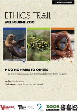 DO NO HARM TO OTHERS Is it fair that animals are treated differently from people? - Victorian Association for ...