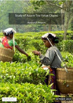 Study of Assam Tea Value Chains - OCTOBER 2019 - Le Basic