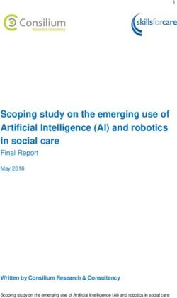 Scoping study on the emerging use of Artificial Intelligence (AI) and robotics in social care - Skills for Care