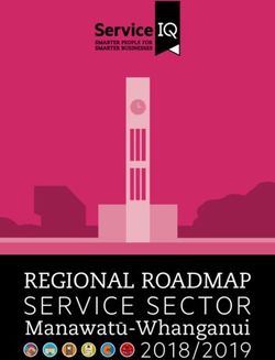 SERVICE SECTOR REGIONAL ROADMAP - ServiceIQ