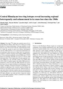 Central Himalayan tree-ring isotopes reveal increasing regional heterogeneity and enhancement in ice mass loss since the 1960s - The Cryosphere