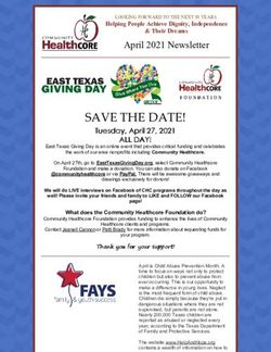 SAVE THE DATE! - Community Healthcore