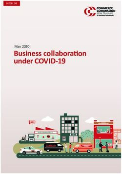 Business collaboration under COVID-19 - May 2020 GUIDELINE - Commerce ...