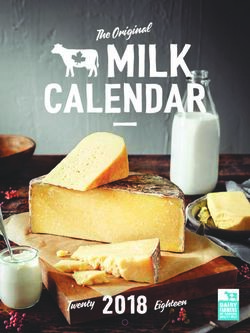 MILK CALENDAR - Dairy Goodness
