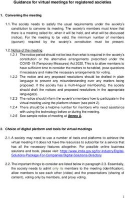 Guidance for virtual meetings for registered societies