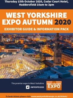 WEST YORKSHIRE EXPO AUTUMN 2020