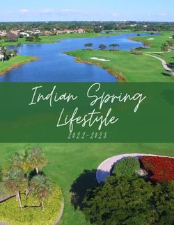 Indian Spring Lifestyle 2022-2023